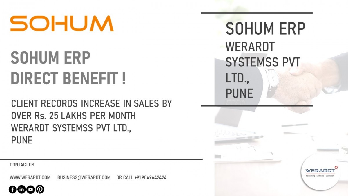 Sohum ERP Direct Benefit!
